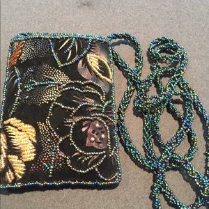 Beaded purse